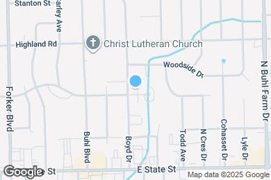 Map image of the property - 280 Boyd Dr