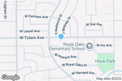 Map image of the property - 3127 W Tulare Ave