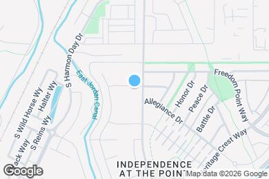 Map image of the property - 1023 Salute Ln