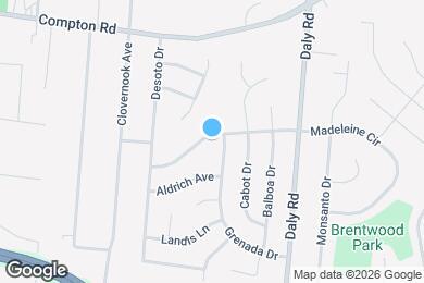 Map image of the property - 1275 Madeleine Cir