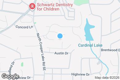 Map image of the property - 1707 Grace Ct SE