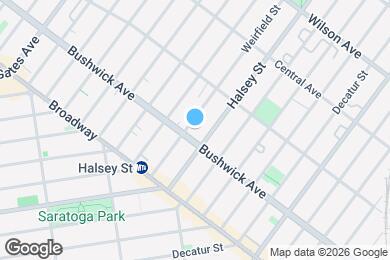 Map image of the property - BUSHWICK AVENUE