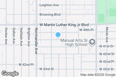 Map image of the property - 1233 W 41st St