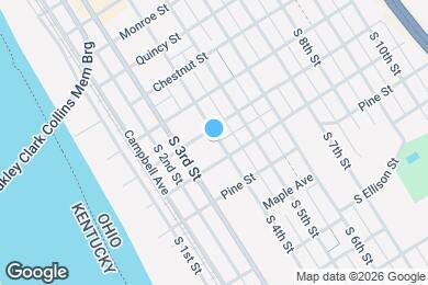 Map image of the property - 1210 S 4th St