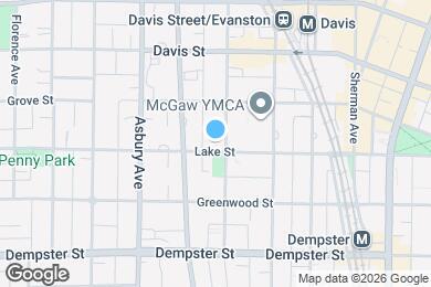 Map image of the property - 1454 Oak Ave