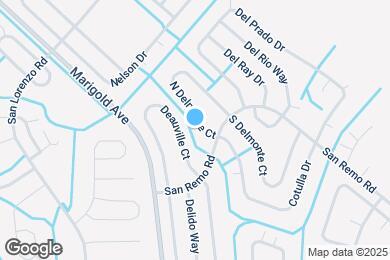 Map image of the property - 610 N Delmonte Ct