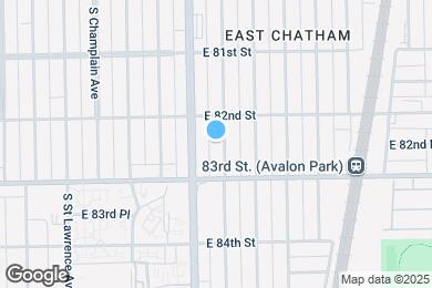 Map image of the property - 8222 S Maryland Ave