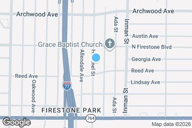 Map image of the property - 1257 Hammel St