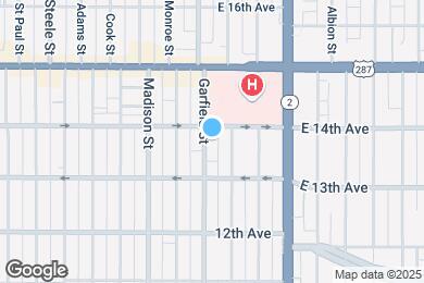 Map image of the property - 1366 Garfield St