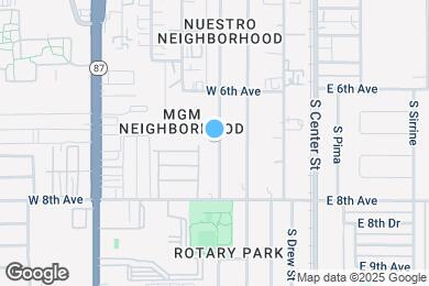 Map image of the property - 658 S Grand