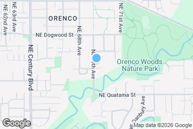 Map image of the property - 720 NE 69th Ave