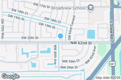 Map image of the property - 2021 SW 64th Ave