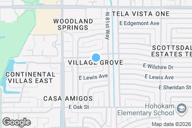 Map image of the property - 8102 E Wilshire Dr