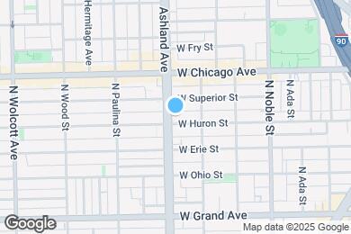 Map image of the property - 1530 W Huron St