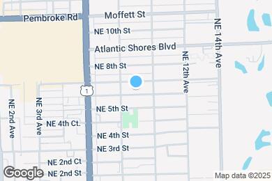 Map image of the property - 825 NE 6th St