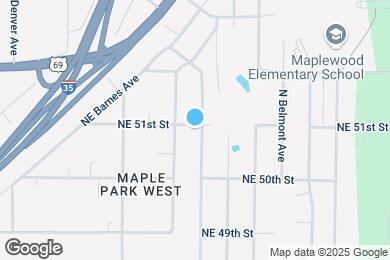 Map image of the property - 5042 N Bellaire Ave
