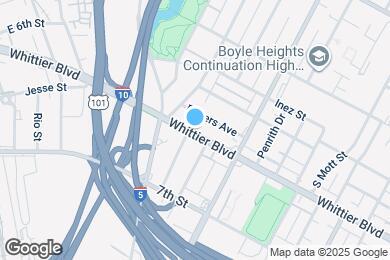 Map image of the property - 2237 Whittier Blvd