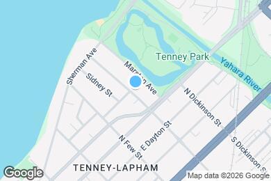 Map image of the property - 329 N Baldwin St