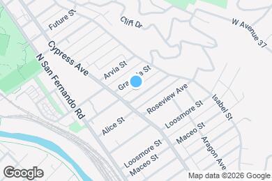 Map image of the property - 3321 1/2 Alice St