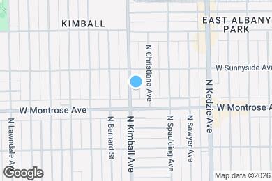 Map image of the property - 4429 N Kimball Ave