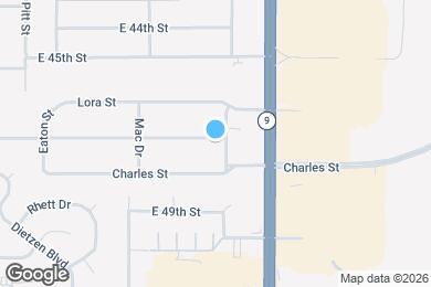 Map image of the property - 2039 E 47th St