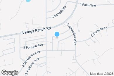 Map image of the property - 10177 E La Palma Ave