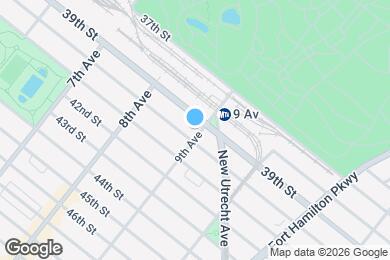 Map image of the property - 3912 9th Ave