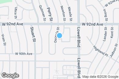 Map image of the property - 9071 Newton St