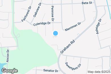 Map image of the property - 2021 Penrose Dr