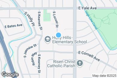 Map image of the property - 6406 E Bates Ave