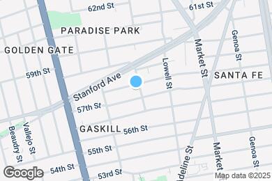 Map image of the property - 1009 Arlington Ave