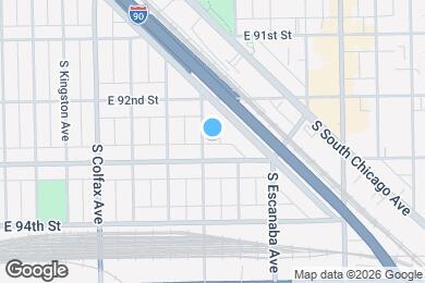 Map image of the property - 9243 S Manistee Ave