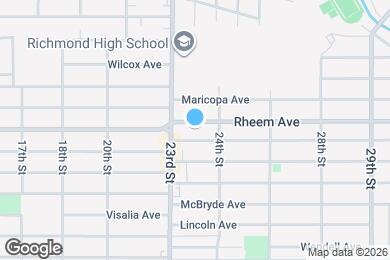 Map image of the property - 2340 Rheem Ave