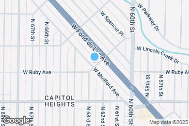 Map image of the property - 6302 W Medford Ave