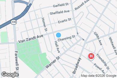 Map image of the property - 34 Channing St