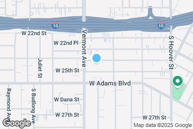 Map image of the property - 1354 W 24th St