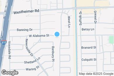 Map image of the property - 4315 W Alabama St
