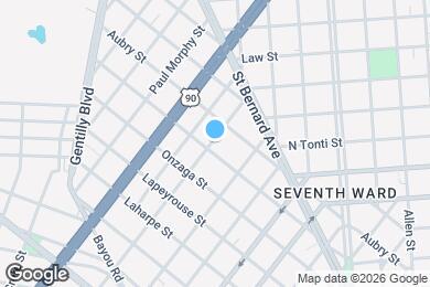 Map image of the property - 1714 N Dorgenois St