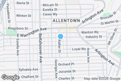 Map image of the property - 211 Walter St