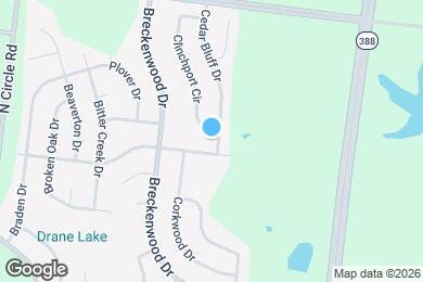 Map image of the property - 5259 Cedar Bluff Dr