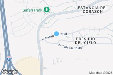 Map image of the property - 739 W Paseo Celestial