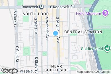 Map image of the property - 1407 S Wabash Ave