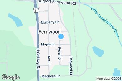 Map image of the property - 1056 Pecan Dr