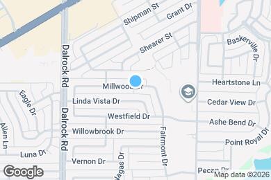 Map image of the property - 9102 Millwood Dr