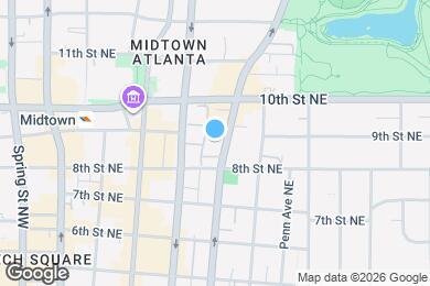 Map image of the property - 940 Piedmont Ave NE