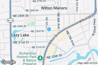 Map image of the property - 508 NE 23rd St