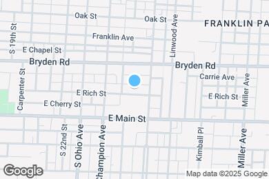 Map image of the property - 1198 E Rich St