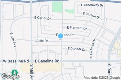 Map image of the property - 238 E Ellis Dr