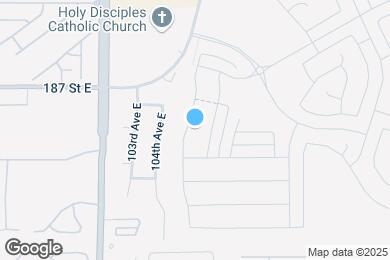 Map image of the property - 18817 105th Ave E