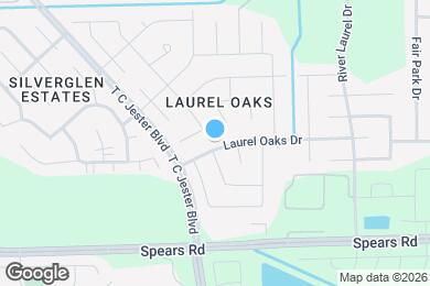 Map image of the property - 2218 Laurel Oaks Dr